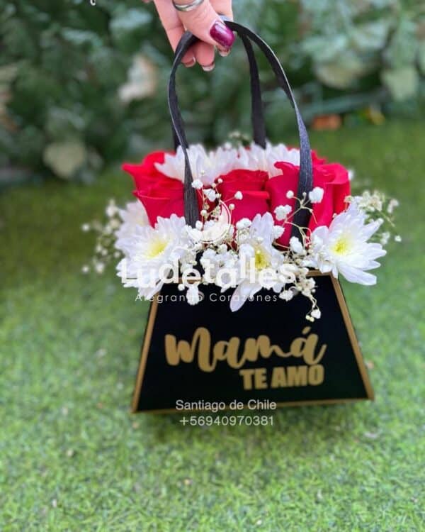 Cartera Linda con Rosas